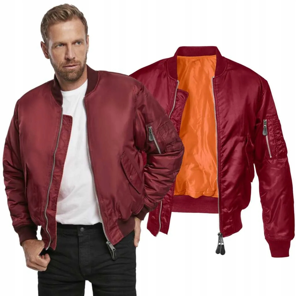 Bunda Brandit MA1 Jacket Burgundská [XXL]