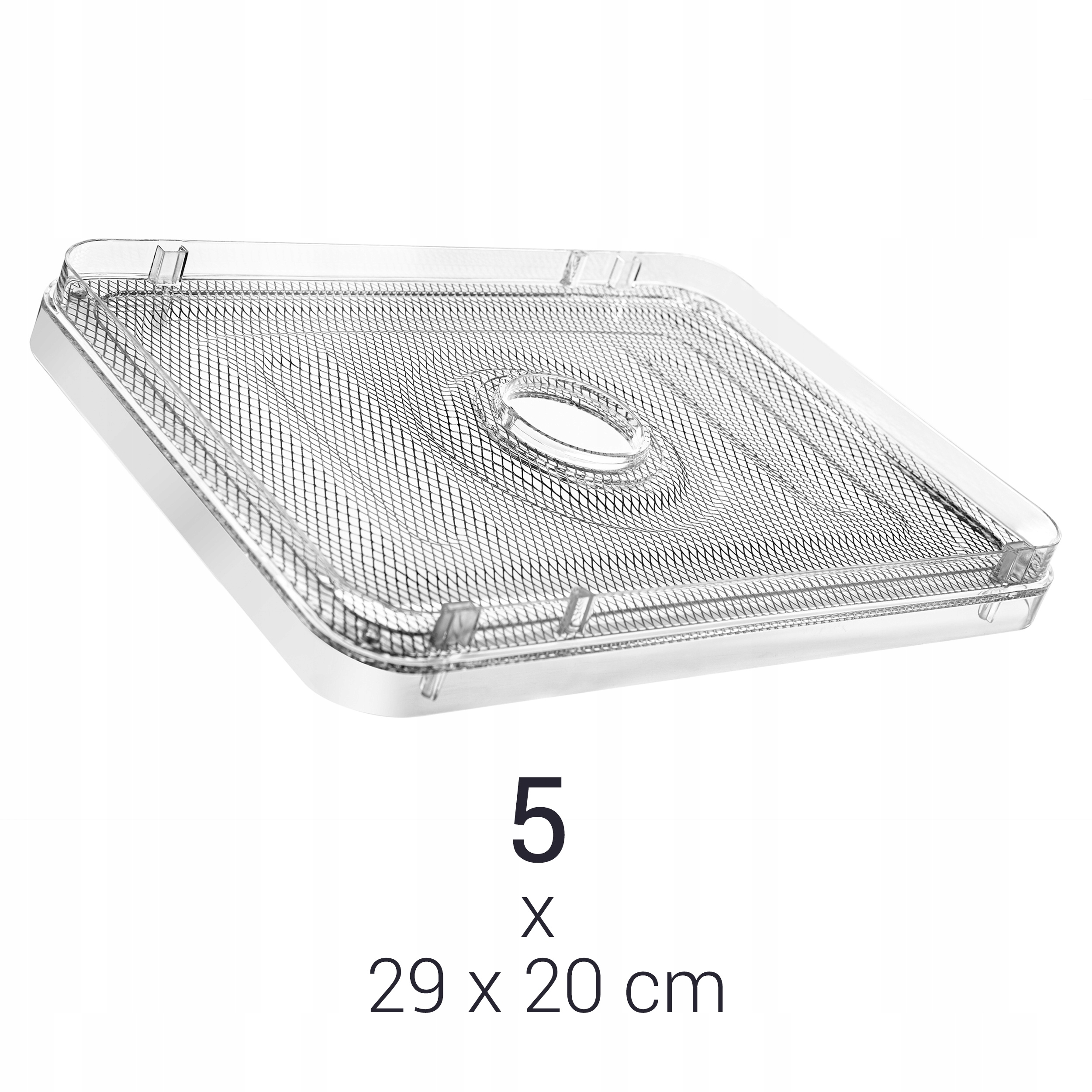 Suszarka do grzybów owoców STALOWE SITA FIRST AUSTRIA 240W Głębokość produktu 20 cm