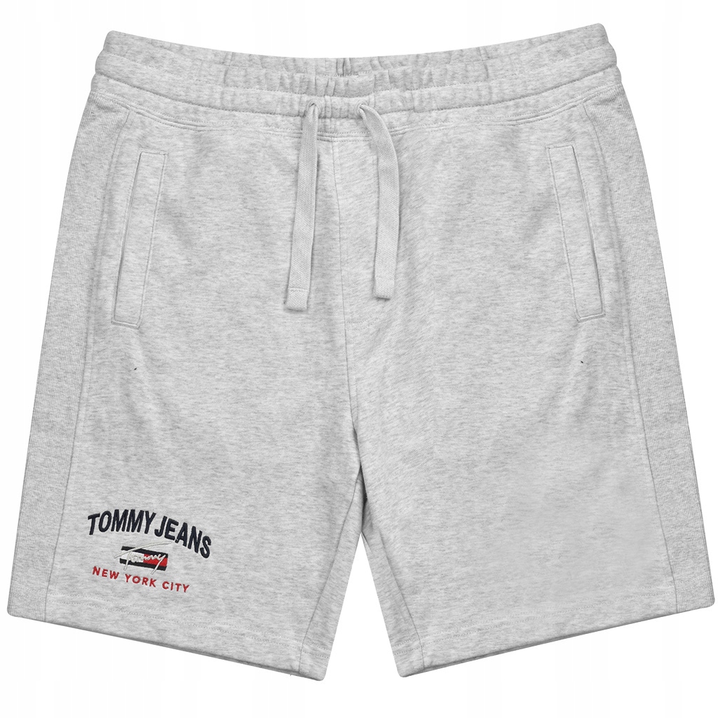 Dresové šortky Tommy Jeans Šedé DM0DM12953