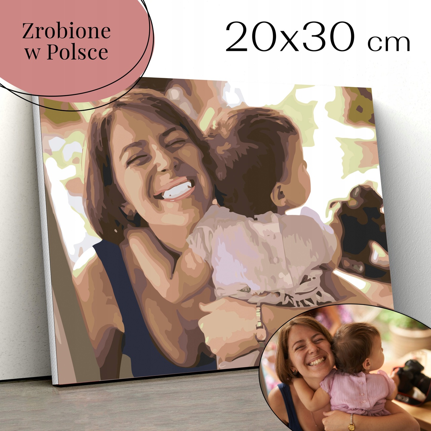 Obraz pro malování Vlastní fotografie Sada 20x30