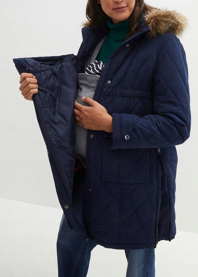 40 KURTKA PARKA Z WSTAWKĄ Bonprix Rozmiar 40