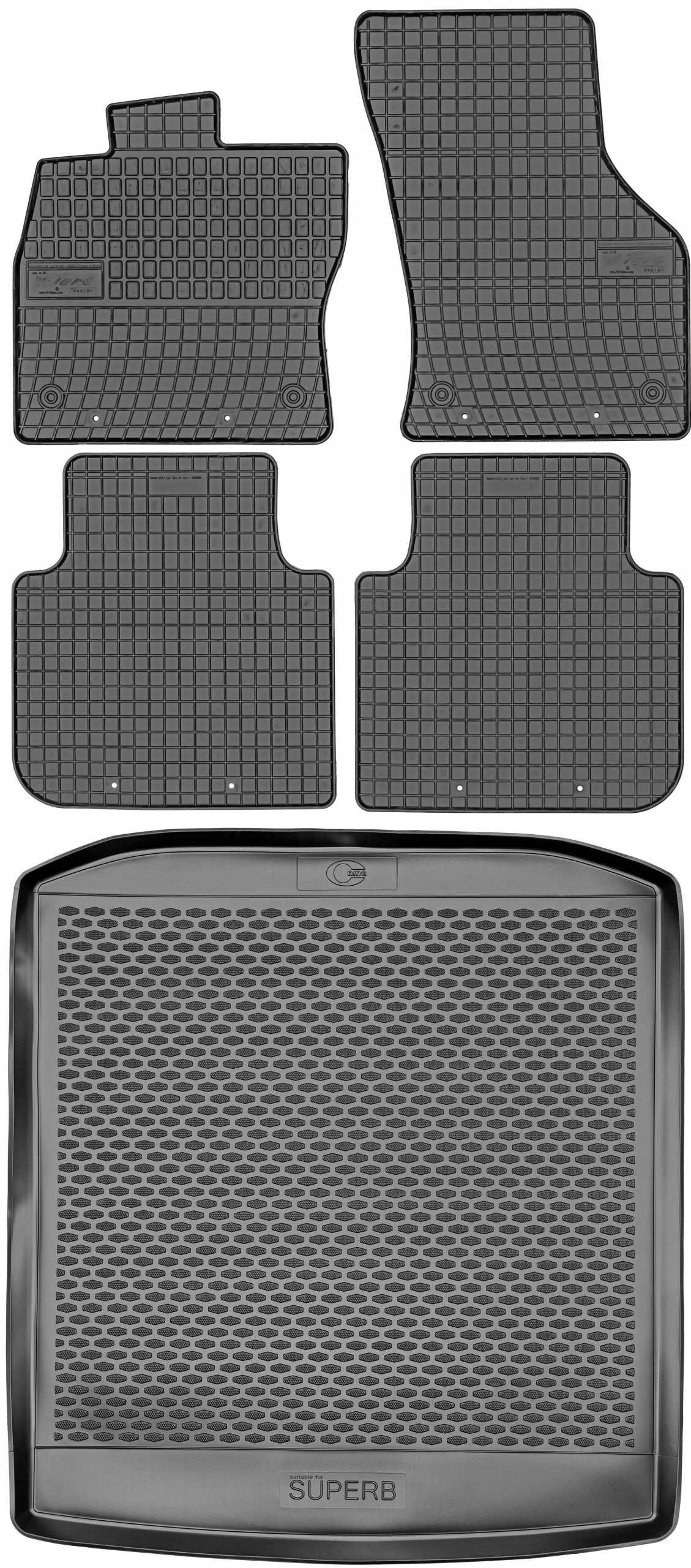 Škoda Superb III Sd 15 – rohož batožinového priestoru koberčeky