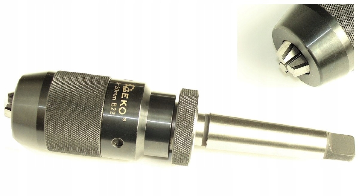 

Uchwyt wiertarski B22 5-20mm trzpień MK2 Gk