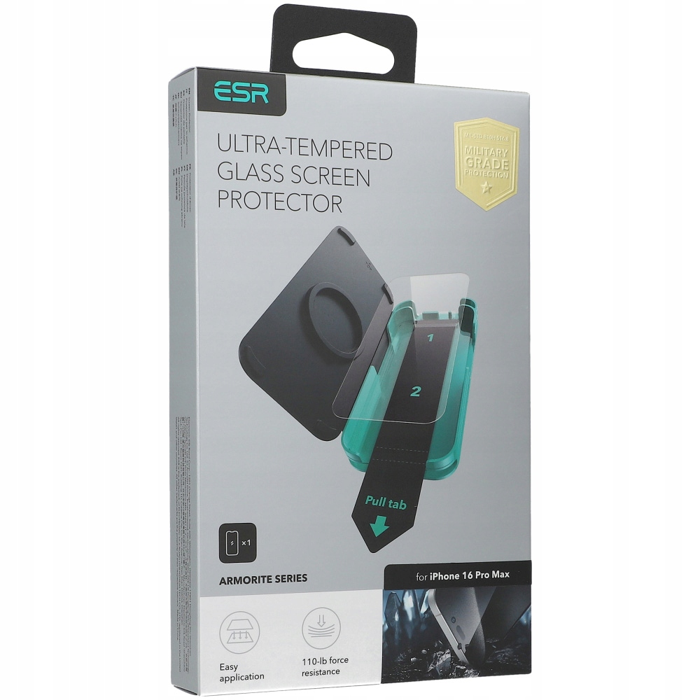 Szkło hartowane Esr do Apple iPhone 16 Pro Max 1 szt.