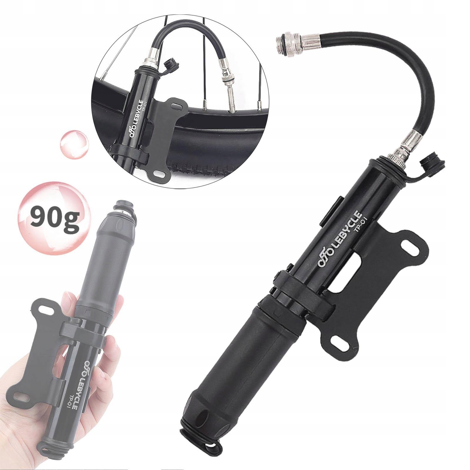 Pompka rowerowa pasuje do zaworów Presta i Schrader Rodzaj inna