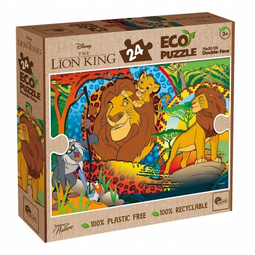 

Puzzle 26 dwustronne Eko Król Lew