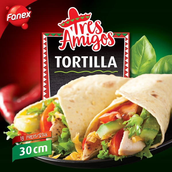 

Tortilla pszenna 30cm x 18szt Fanex