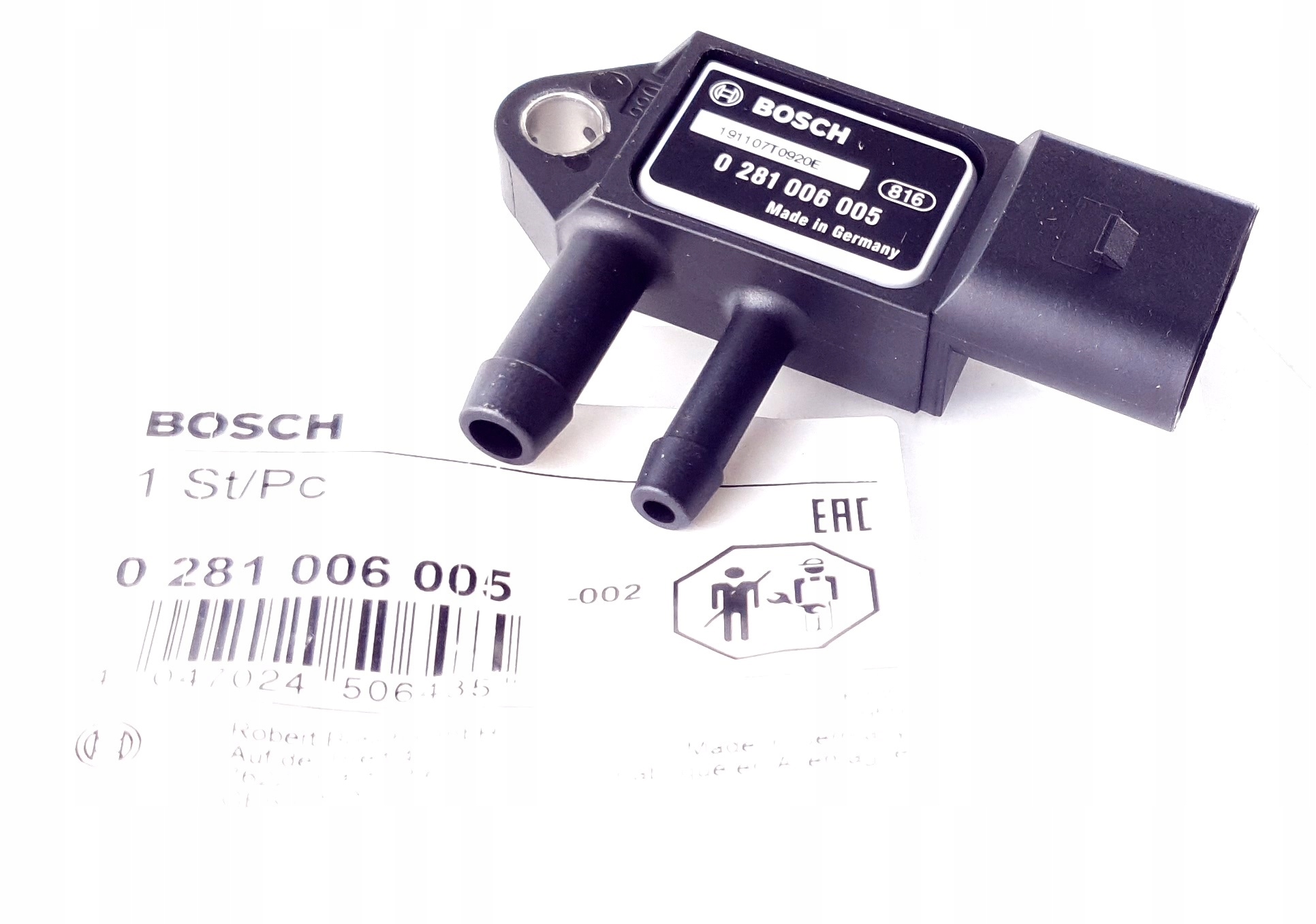 CZUJNIK CIŚNIENIA DPF AUDI SEAT SKODA 2.0 3.0TDI