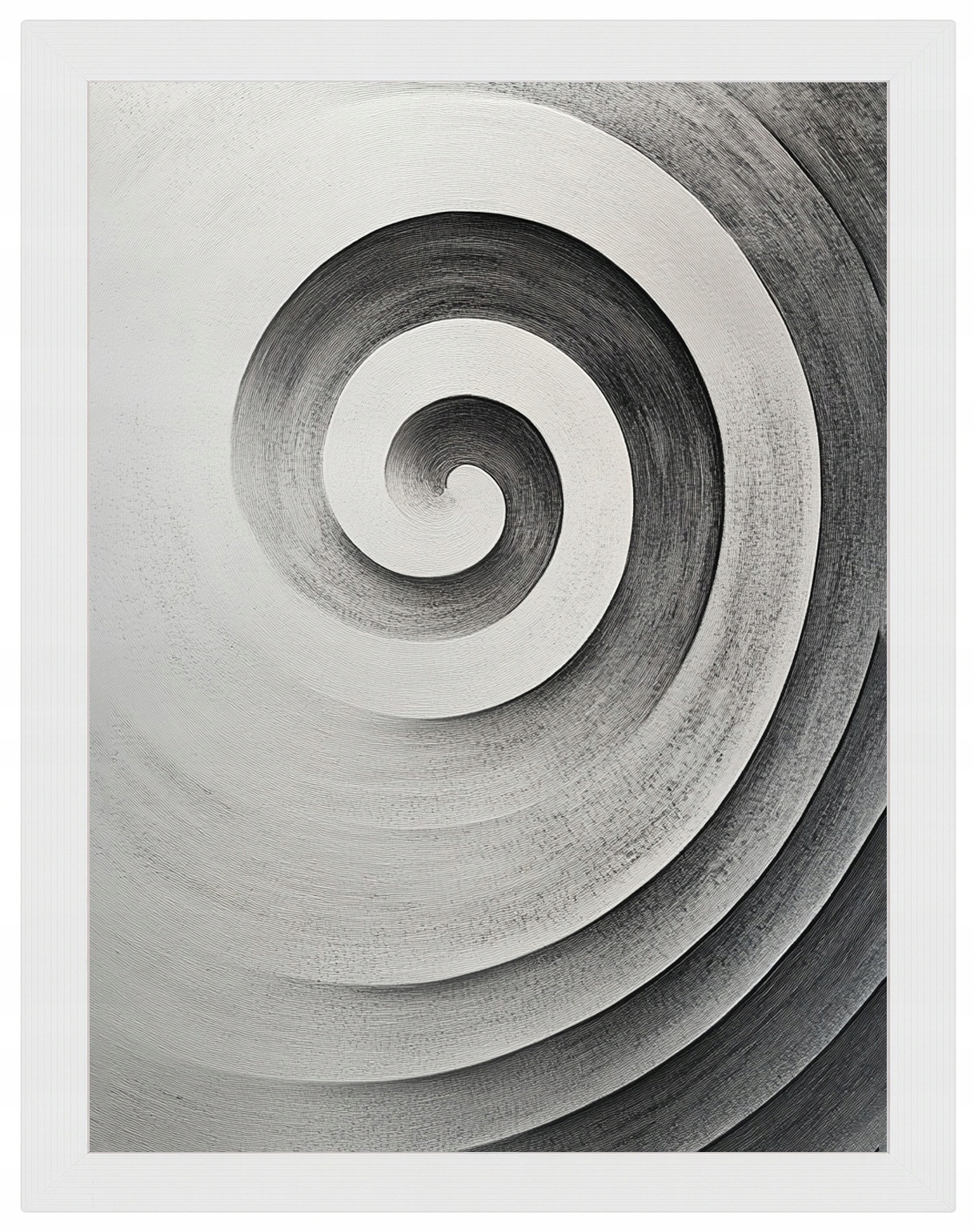 Plakát Rámeček Dřevo Abstrakce Spirála Vír Op-art Iluze 3D 60x80
