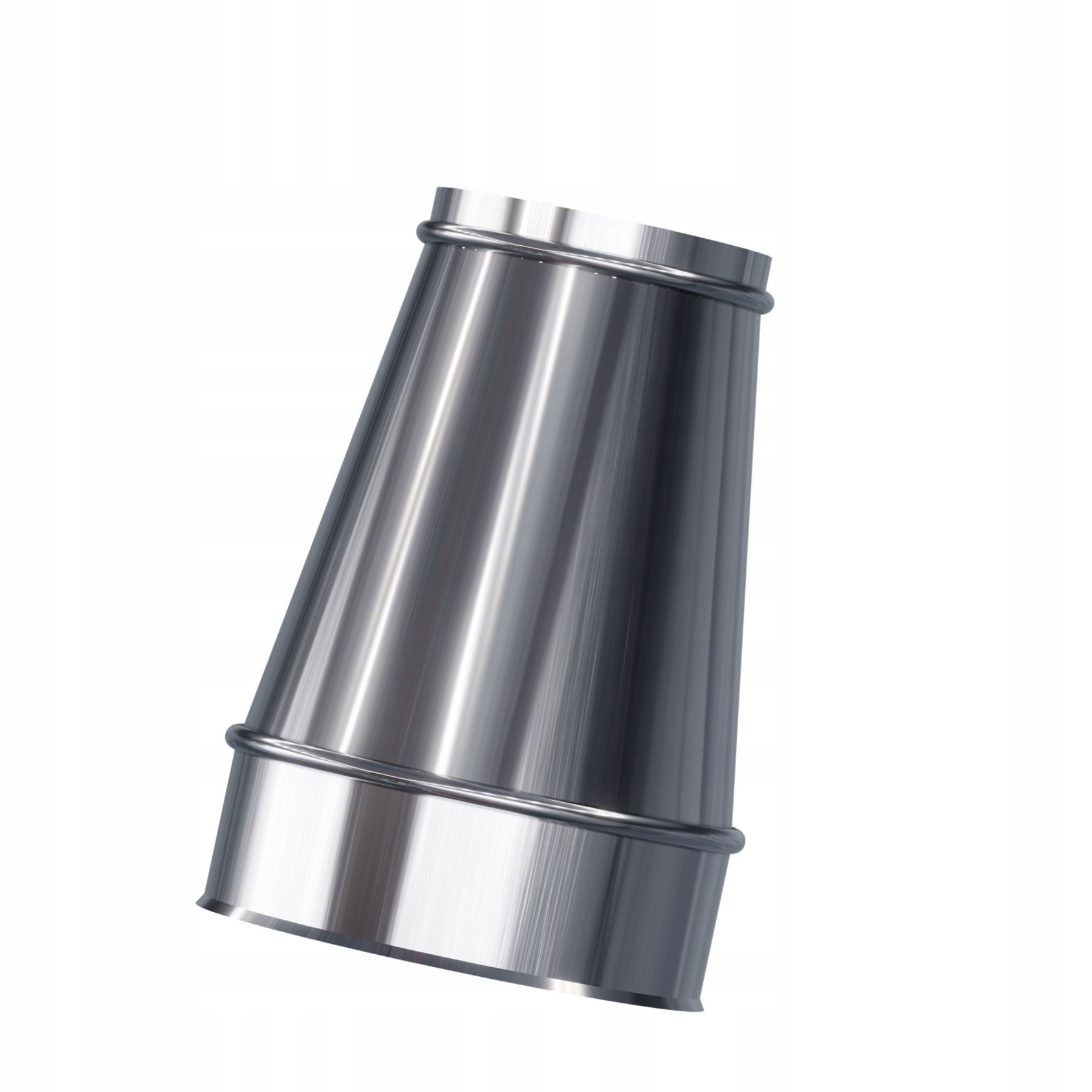 Kzd Slim Náustek izolovaný dvoustěnný fi 160 gr. 0,5 mm kužel nástavec komín