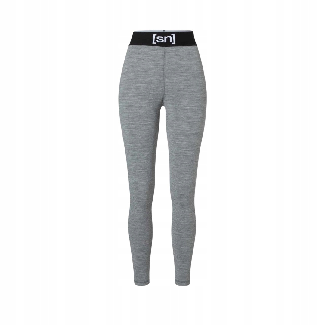 Legginsy Damskie Z Wełny Merino Super.natural Tundra 175 Szary Roz. M