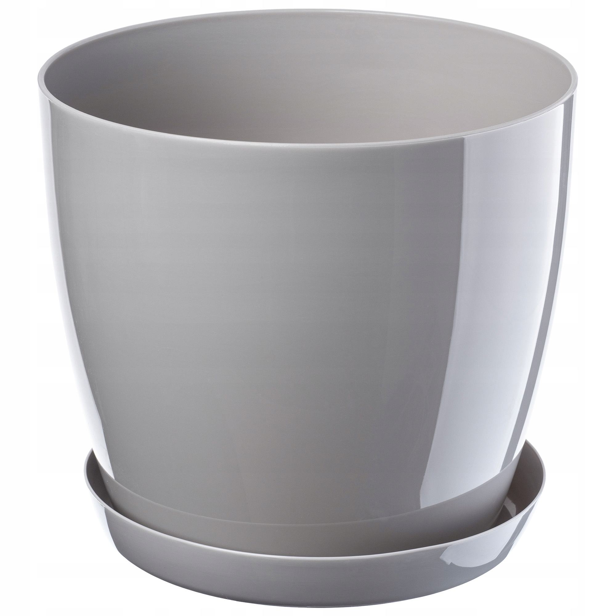 

Doniczka Osłonka Na Kwiaty Podstawka Szara 23cm