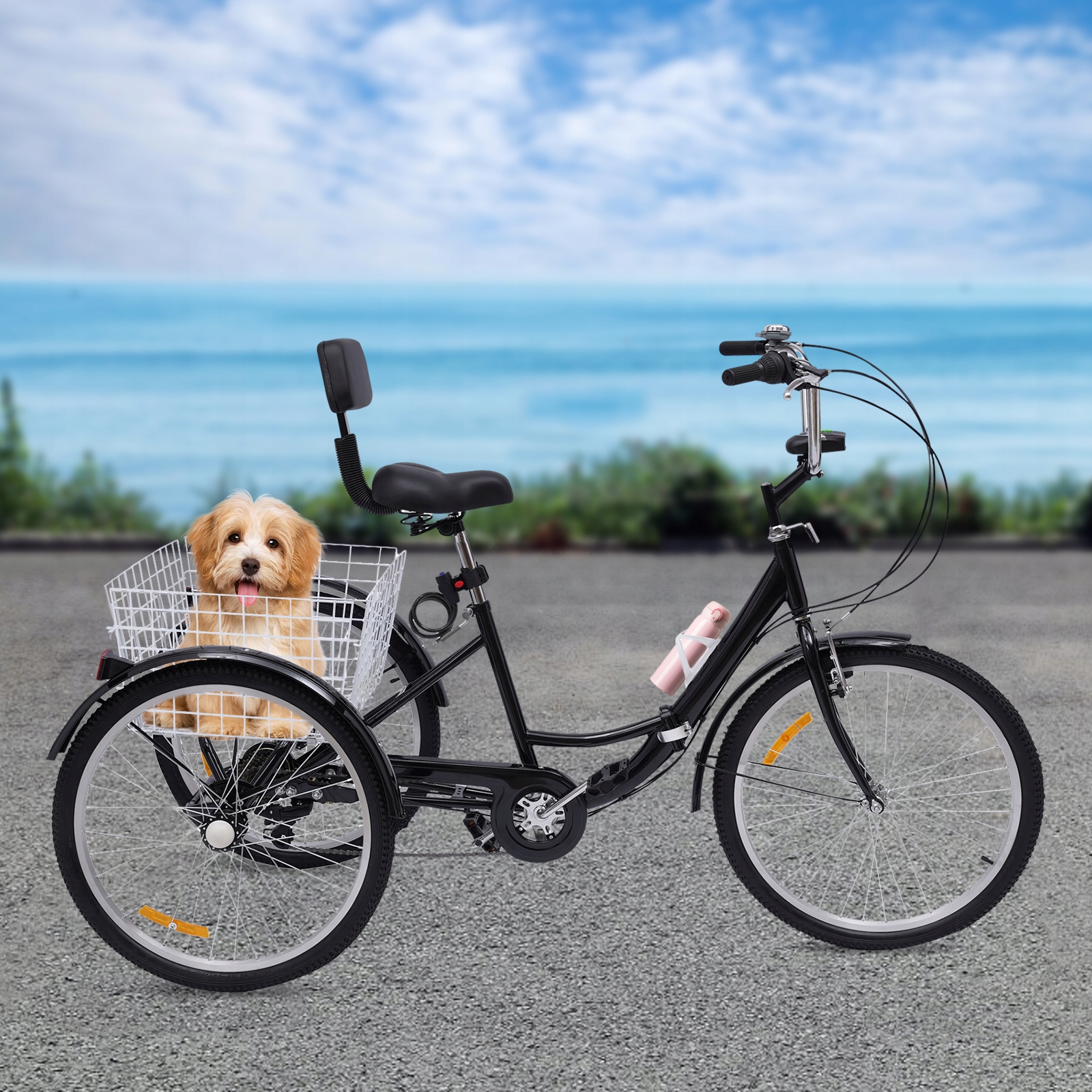 24” ROWER Dla dorosłych TRÓJKOŁOWY Składane czarny EAN (GTIN) 794304280908