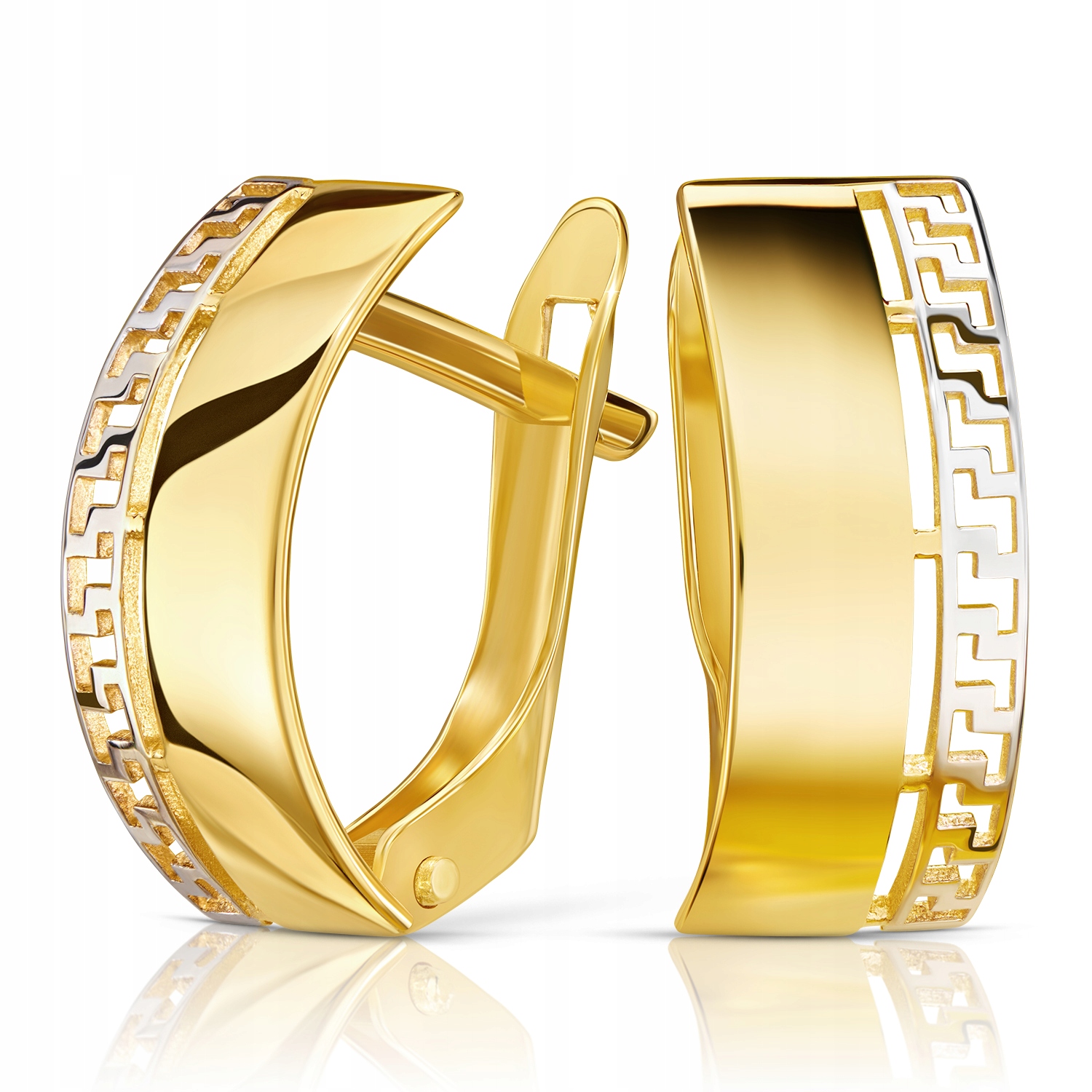 

Złote Kolczyki Z Cyrkoniami Złoto 333 8K L602