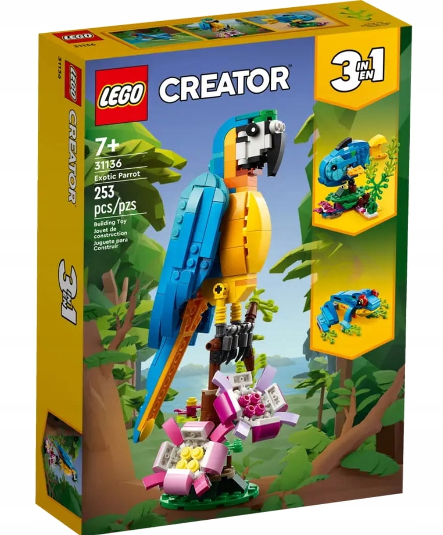 Lego Creator 31136 Exotický Papoušek 3v1