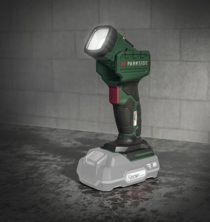 PARKSIDE PLHLA 20-Li A1 Lampa Ręczna LED 20 V 280 lm do X 20 V Team Marka Parkside