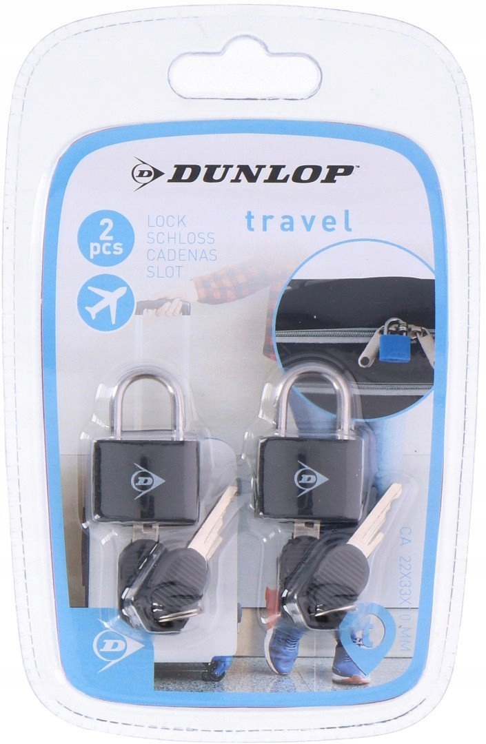 Набор ключей для замков безопасности багажа DUNLOP