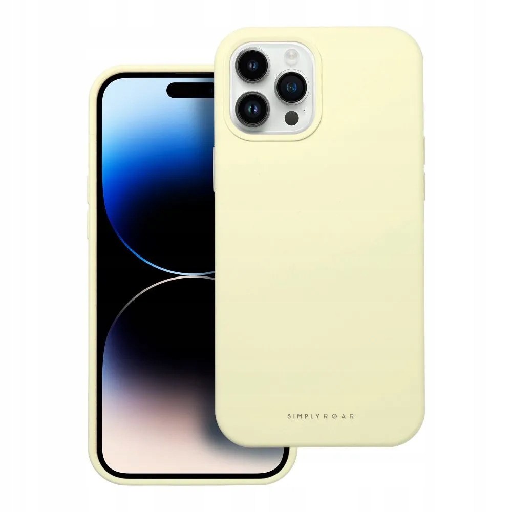 Futerał Roar Cloud-Skin do iPhone 12 Pro Max Jasnożółty