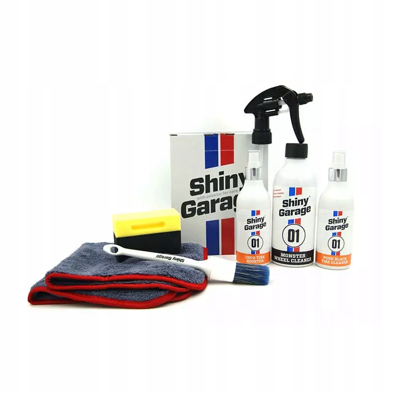 Shiny Garage Wheel Cleaning Care KIT zesta Packaging Volume 500 ml