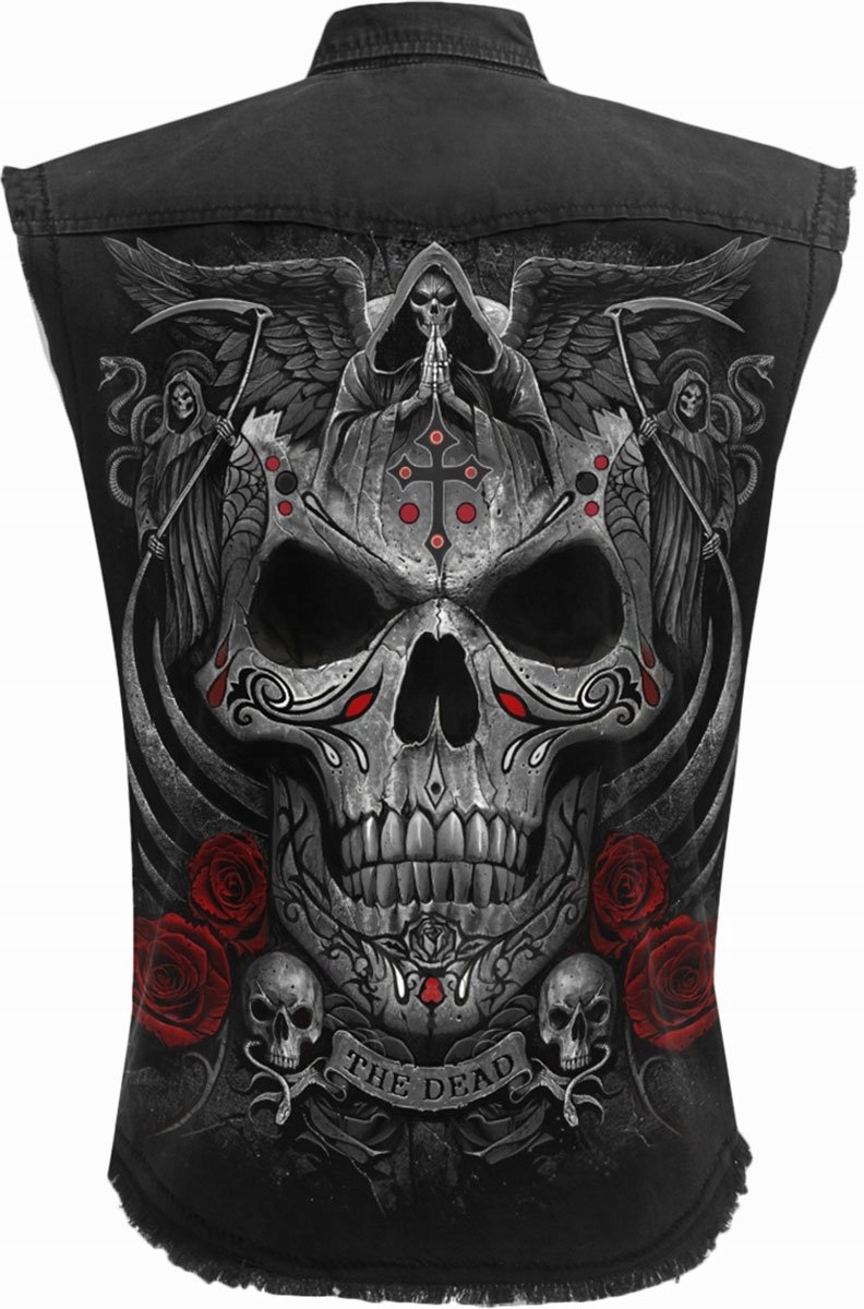 The Dead Denim Spiral bez rukávů 3XL