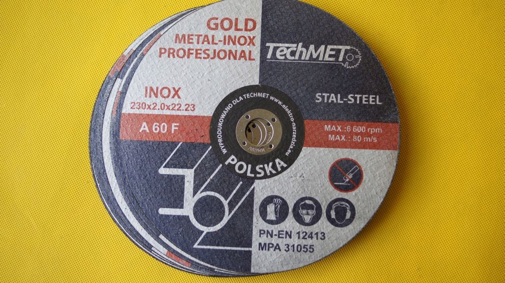TARCZE DO CIĘCIA STALI METALU 230 x2 mm GOLD-INOX Marka Gold-Cut