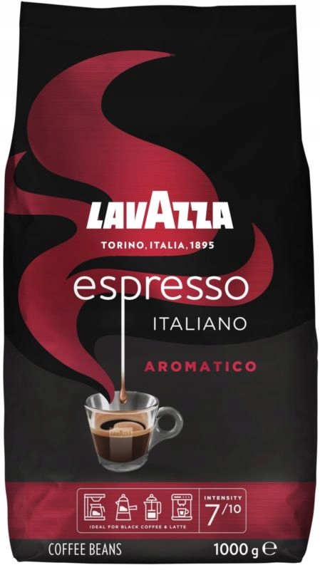 Kawa Lavazza Espresso Italiano Aromatico 1KG Ziarno