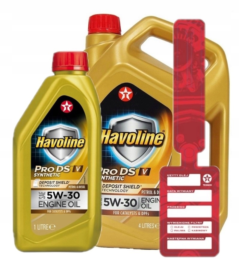 Olej Silnikowy Texaco Havoline Pro Ds V 5W30 5L Vw Bmw Zawieszka