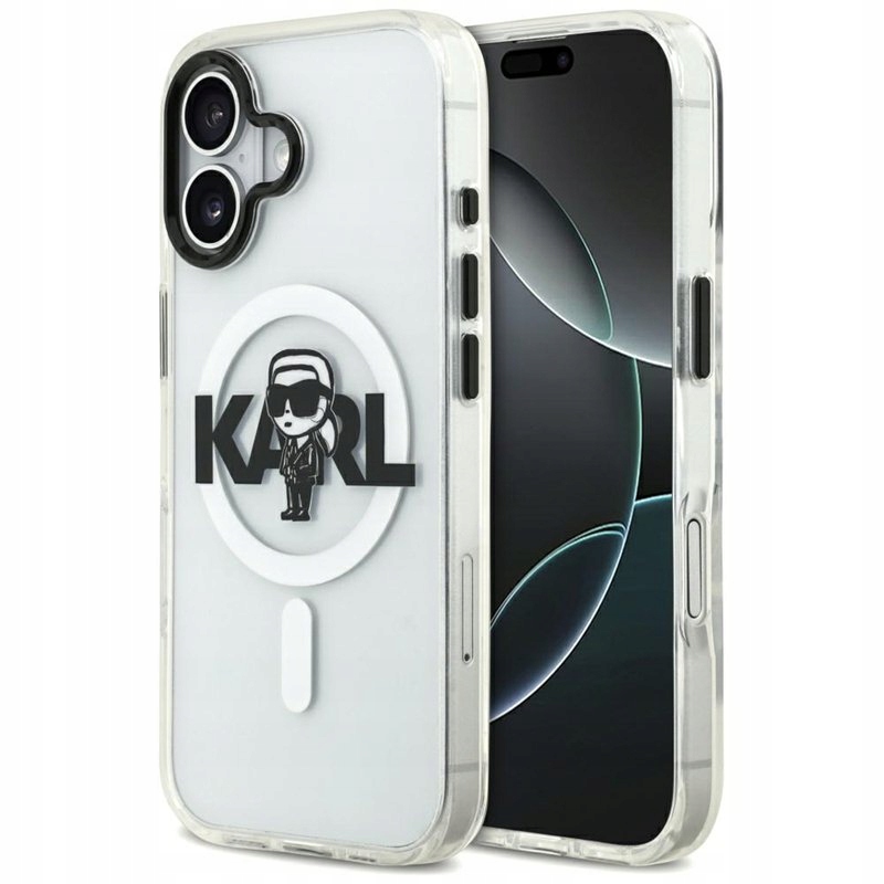 Karl Lagerfeld IML Karl Sketch Logo MagSafe Pouzdro pro iPhone 17