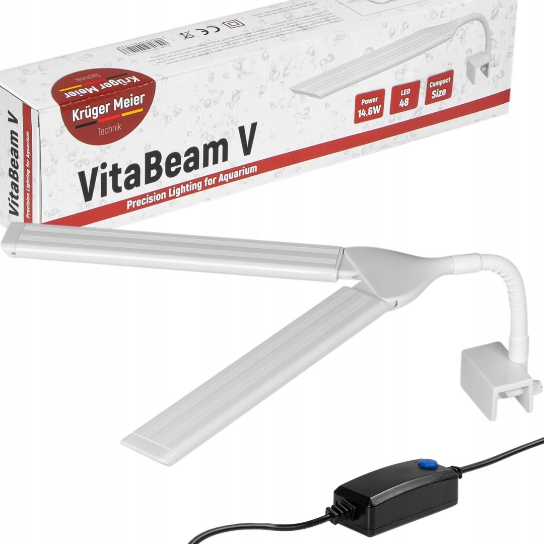 Levně Kruger Meier VitaBeam V – Led lampa 14W do akvária 30 l – 80 l