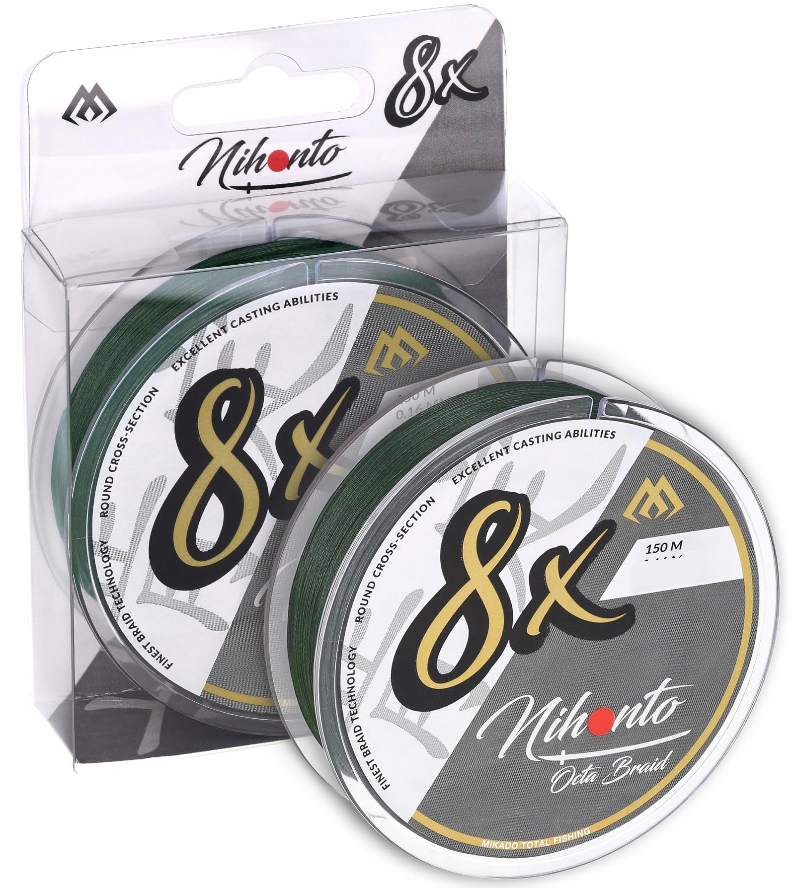 Mikado Plecionka Octa Braid Green 0,18/150m 16,4kg