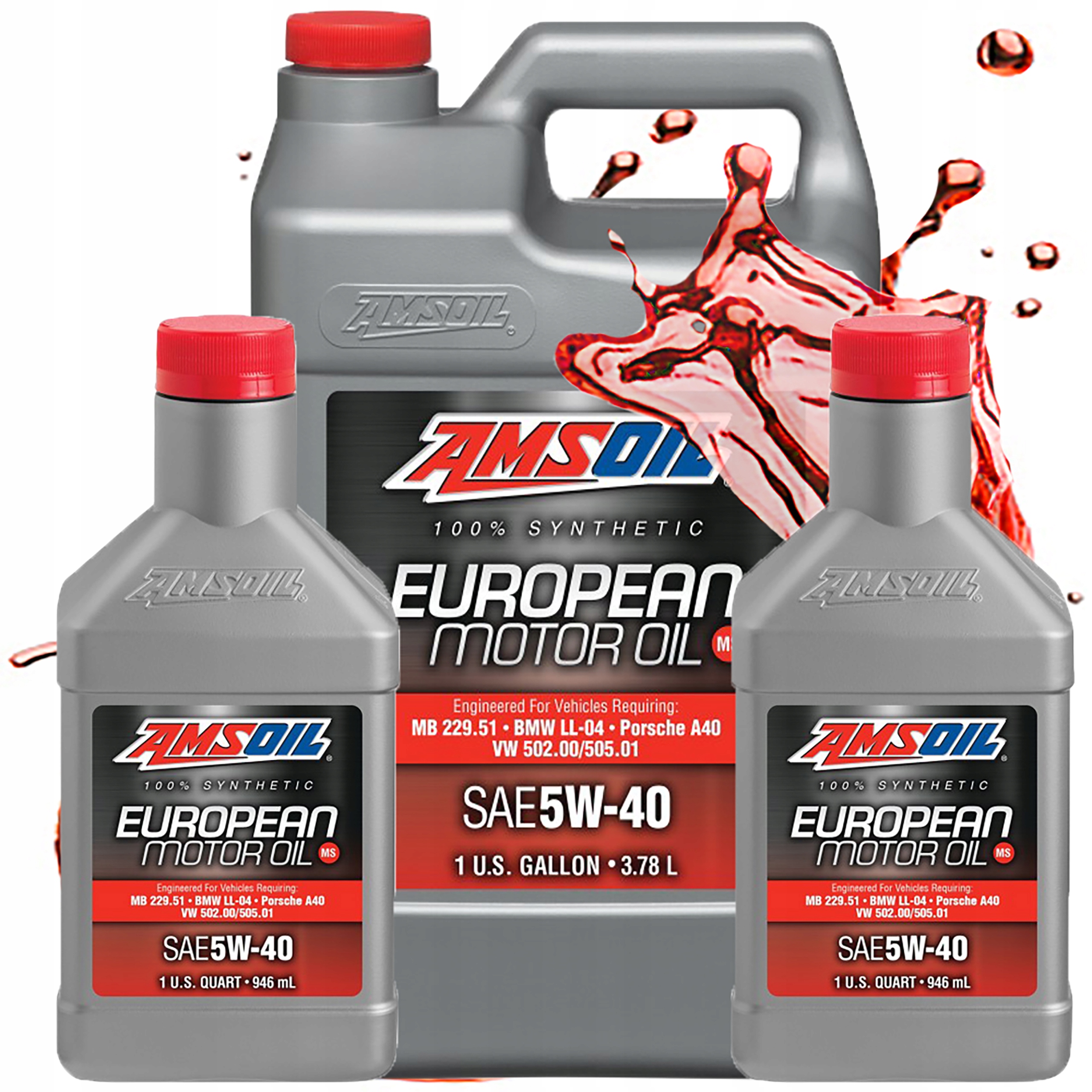 Syntetický Motorový Olej Amsoil 5V40 European Motor Oil C3 Dpf Afl 5,68 L