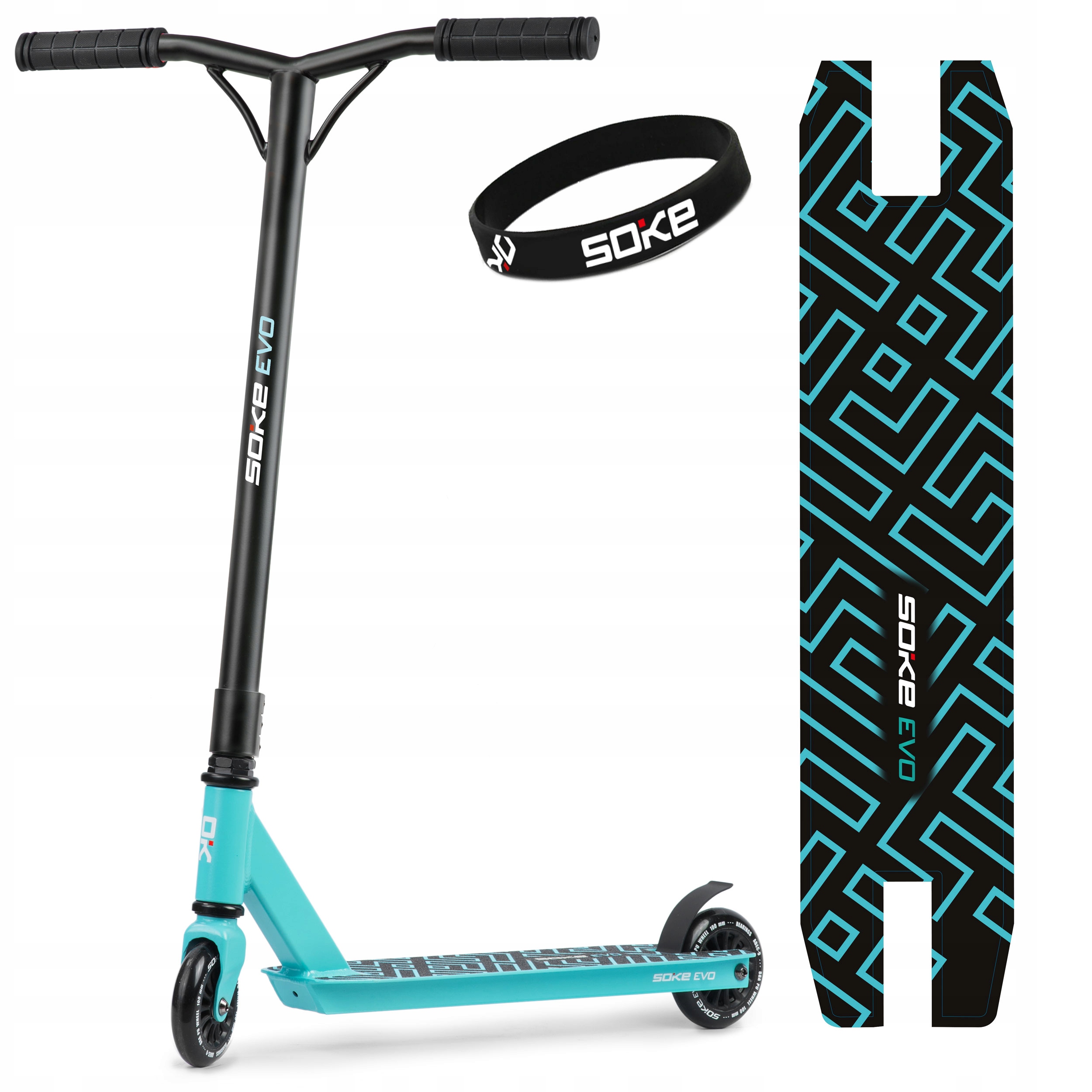 

Hulajnoga wyczynowa Soke Evo 100kg ABEC-9 Stunt