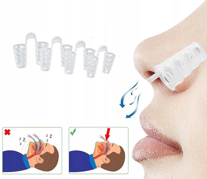 4x WKŁADKA DO NOSA PRZECIW CHRAPANIU CHRAPANIE ZATYCZKI LEPSZE ODDYCHANIE Rodzaj wkładka