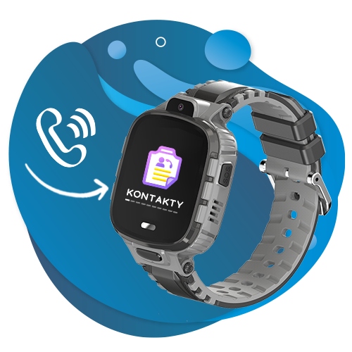 KIDS SMARTWATCH CALMEAN ACTIVE POLSKIE MENU Marka CALMEAN