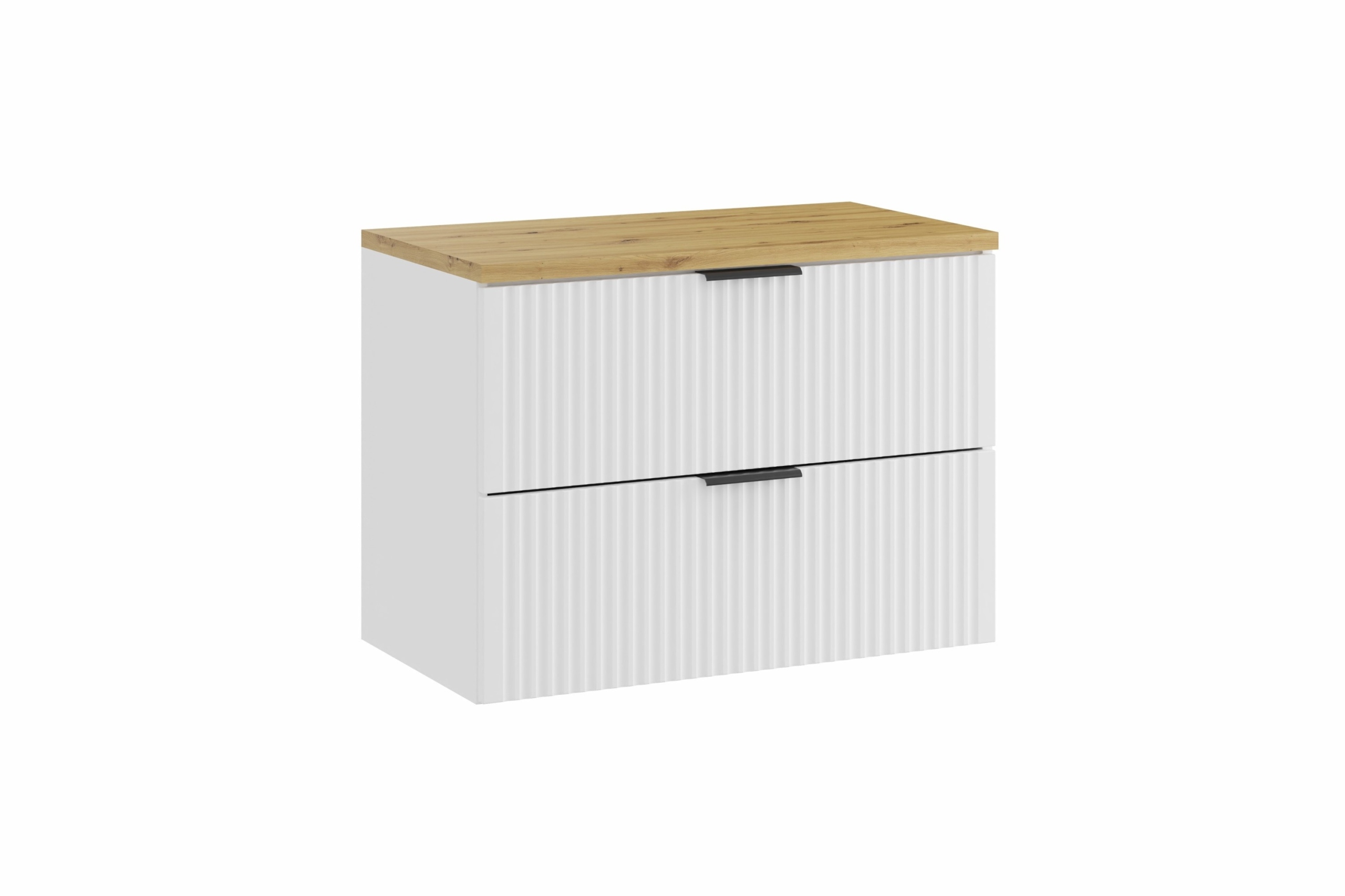 Szafki pod Umywalkę Adel White 80cm z Blatem