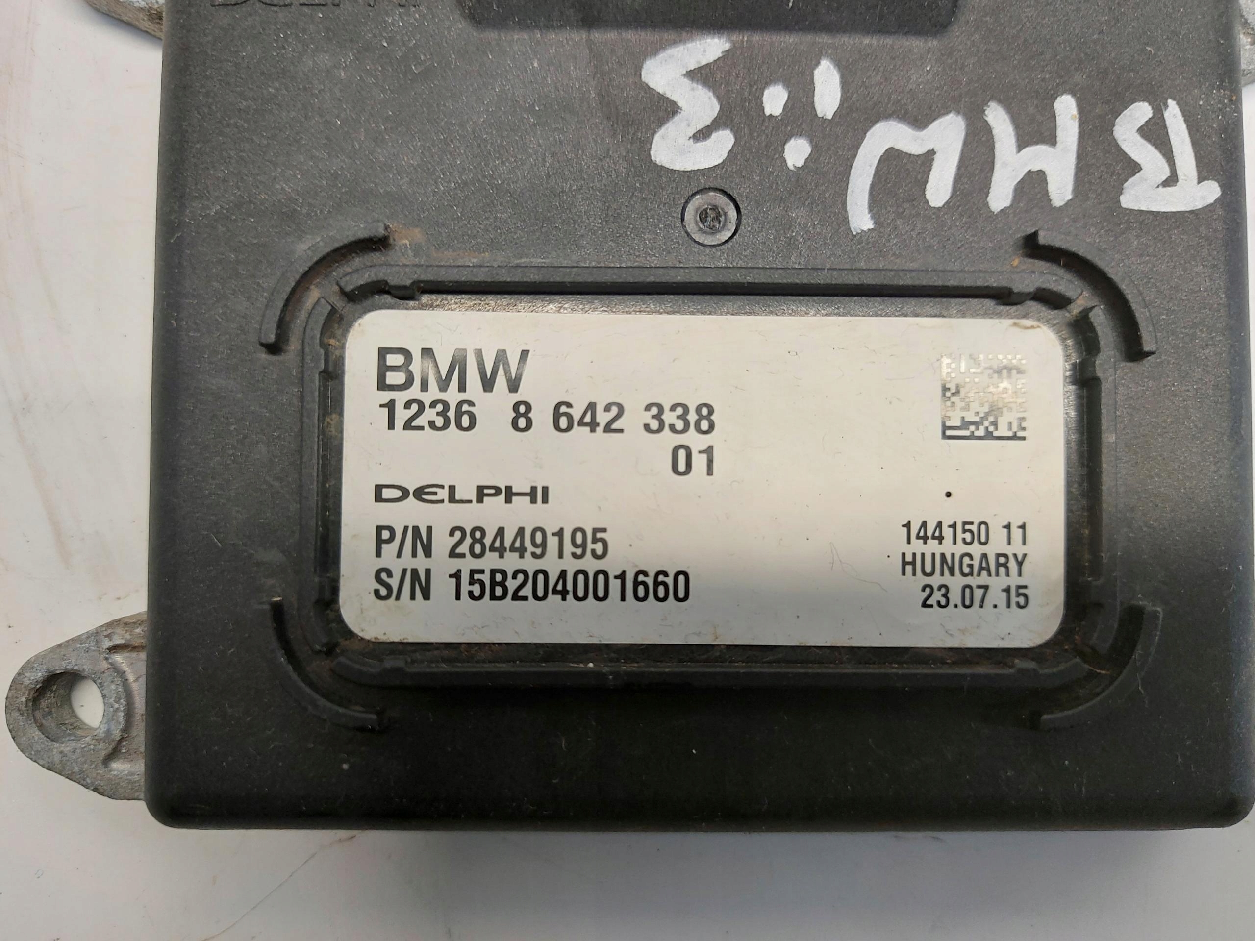 BMW i3 i01 REX module control unit EDME 8642338