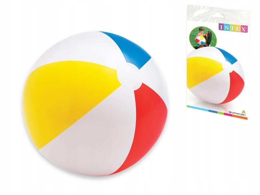 Intex 59020NP Piłka plażowa 51 cm wielokolorowa