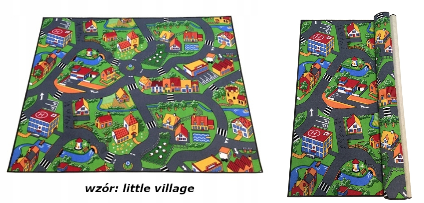 

Dywan Ulice Miasto Farma Wieś Drogi 140X200 Cars