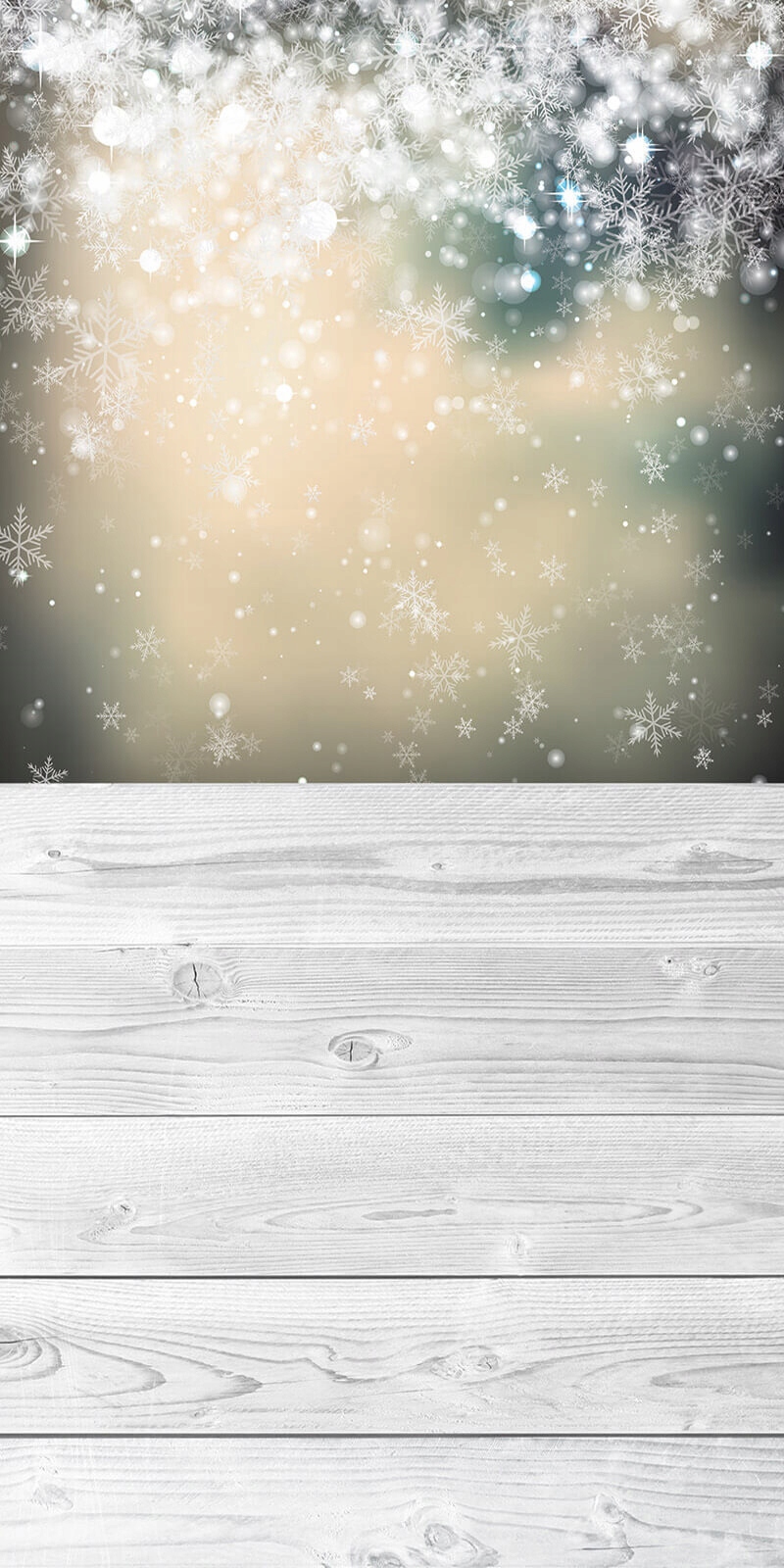 Grube tło ŚWIĄTECZNE, święta ZIMA 180x400 sw022 Kolor brązowy