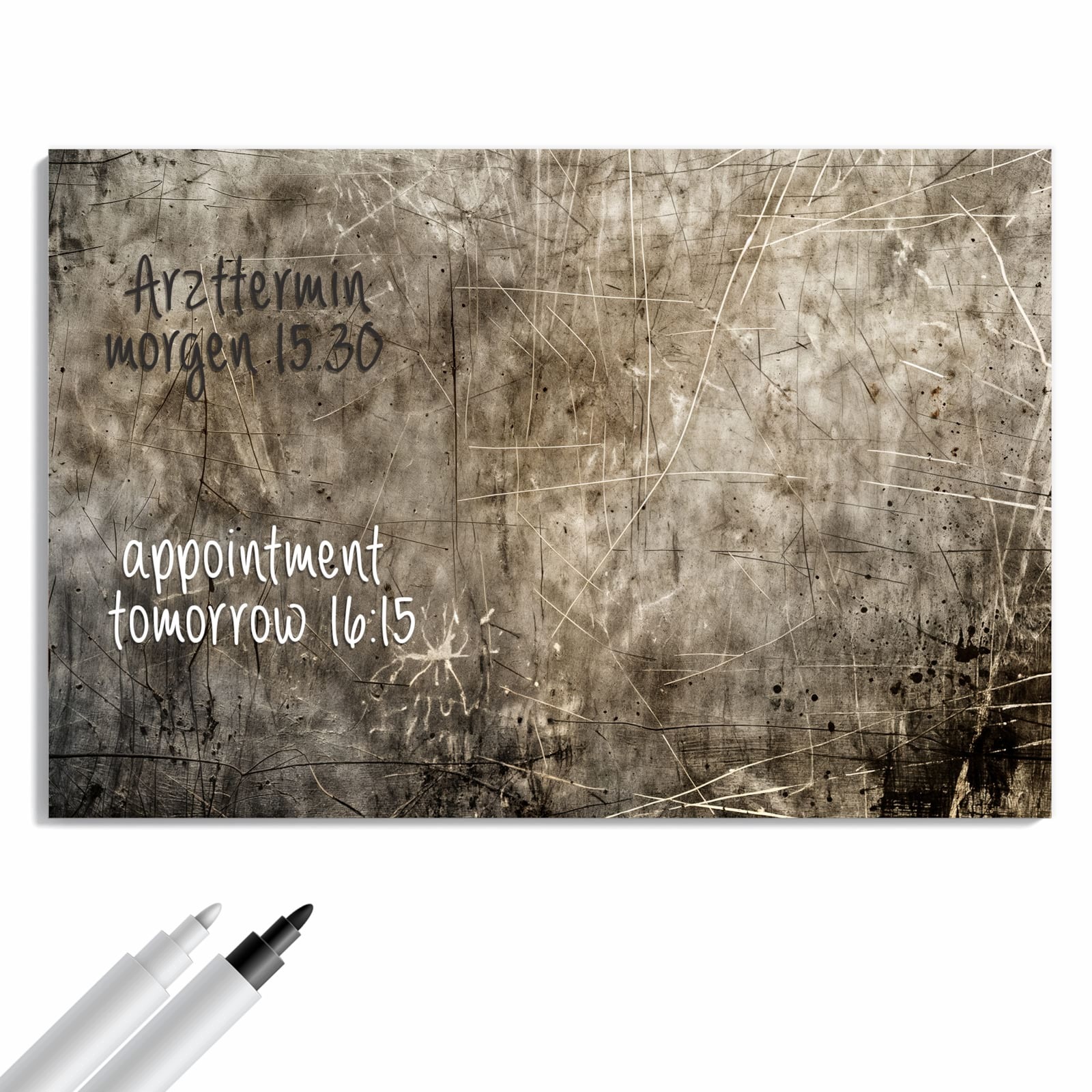 Magnetická tabule Abstraktní Struktura škrábanců 60 × 40 cm