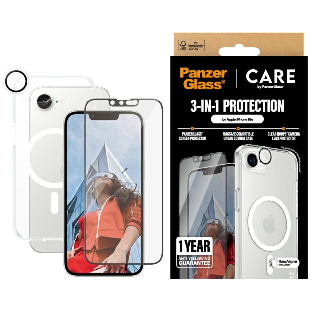 Pouzdro Pro Iphone 16E 17E Care Od Panzerglass Flagship 3V1 Ochranné Pouzdro