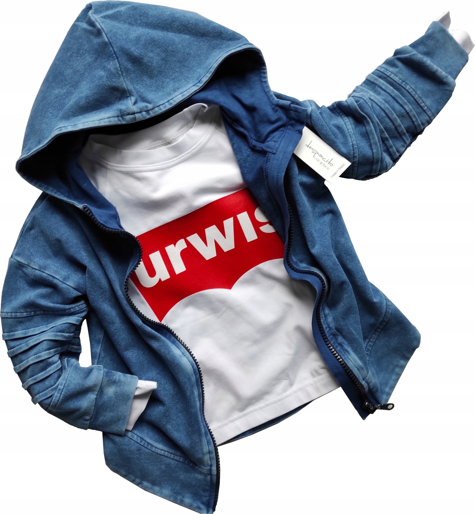 

Bluza Despacito dekatyzowana classic niebieska 92