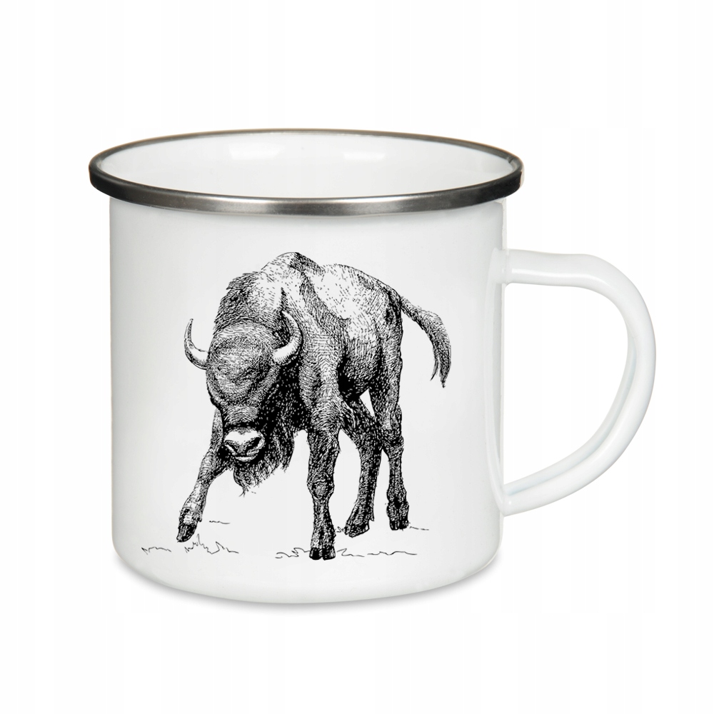 

Kubek emaliowany Żubr