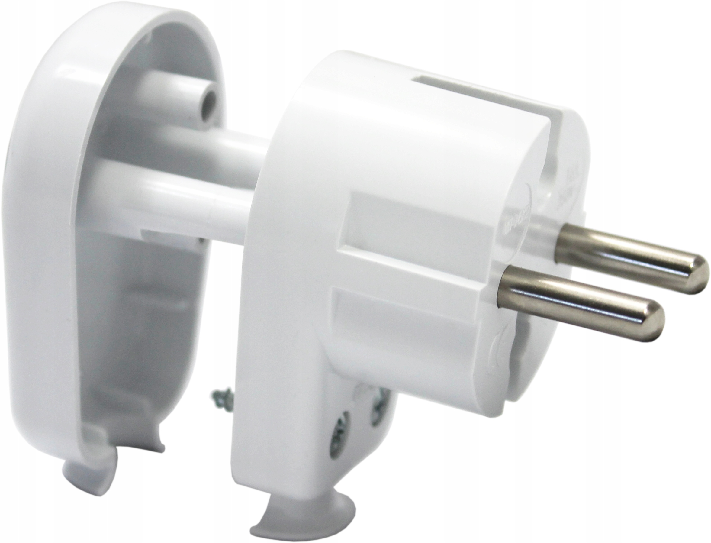 WTYCZKA KĄTOWA ROZBIERALNA BIAŁA 2P 16A 230V Marka Timex-Elektro