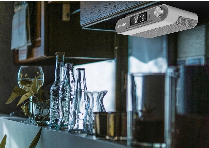 RADIO KUCHENNE PODWIESZANE PODSZAFKOWE BLUETOOTH KitchenRadio Kolor grafitowy