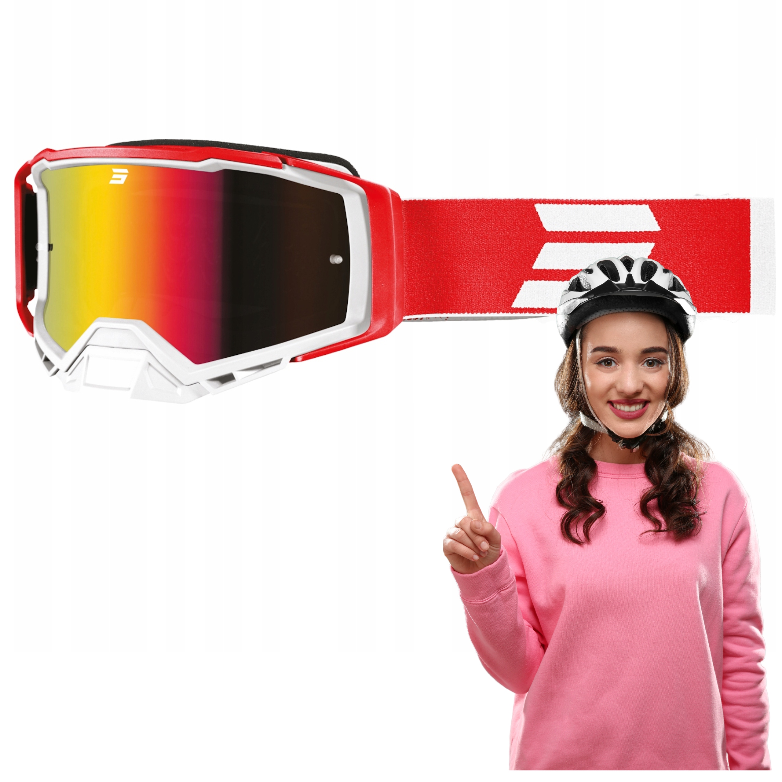 Cyklistické Okuliare Shot Core červené