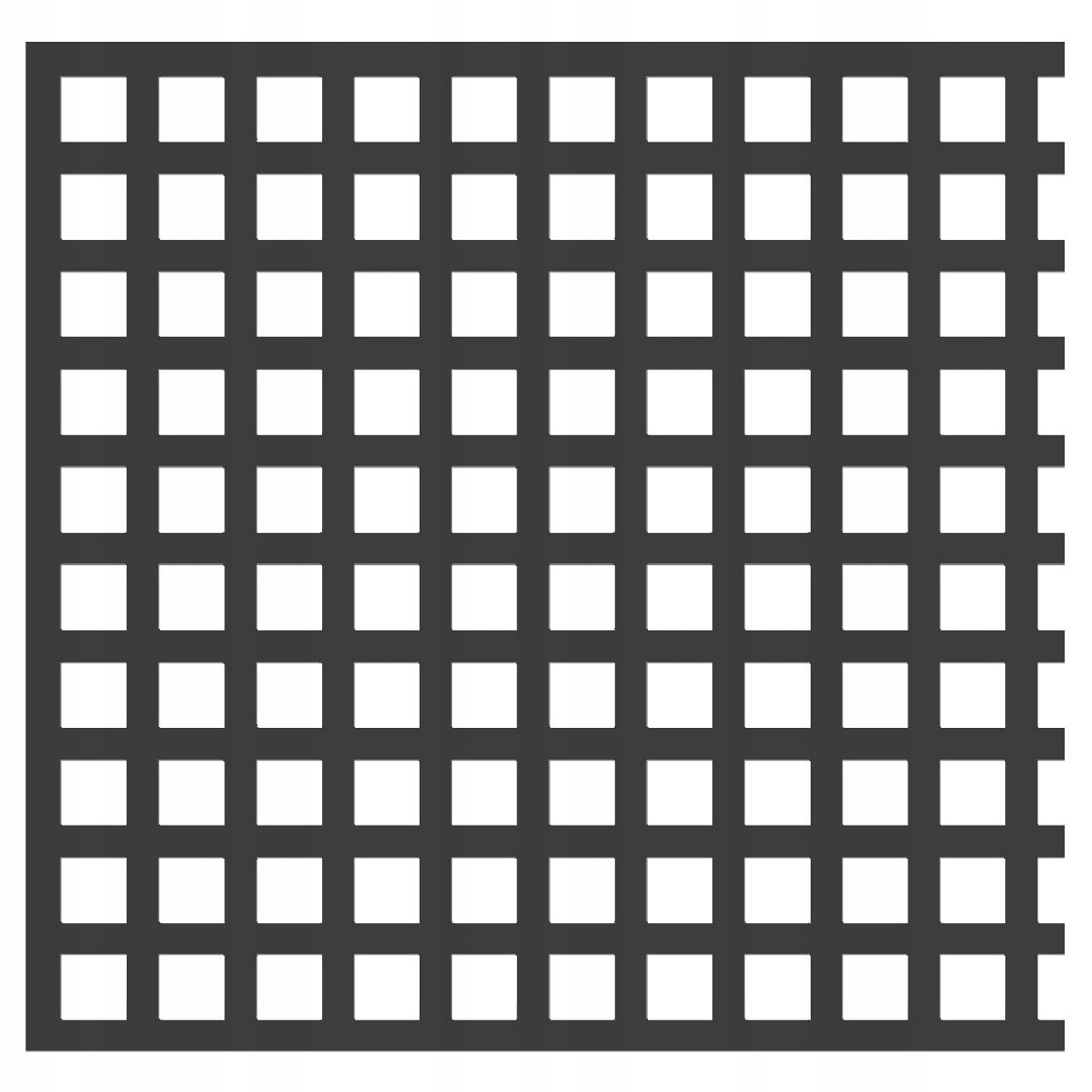 BLACHA PERFOROWANA 1000 x 1000 1 mm 10-15 SUROWA