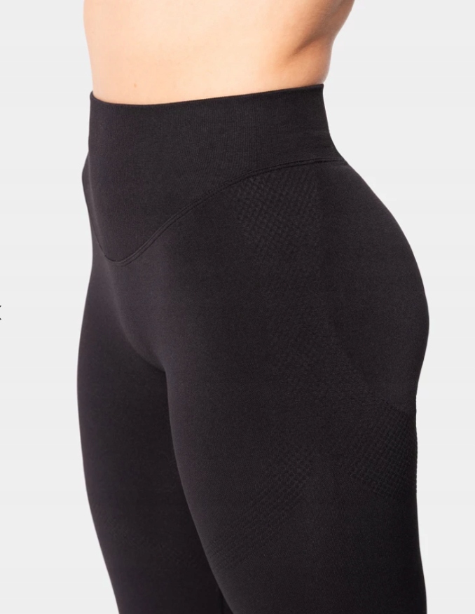Legginsy Z Wcięciem W Pośladki Sportowe Getry Wysoki Stan Push Up S