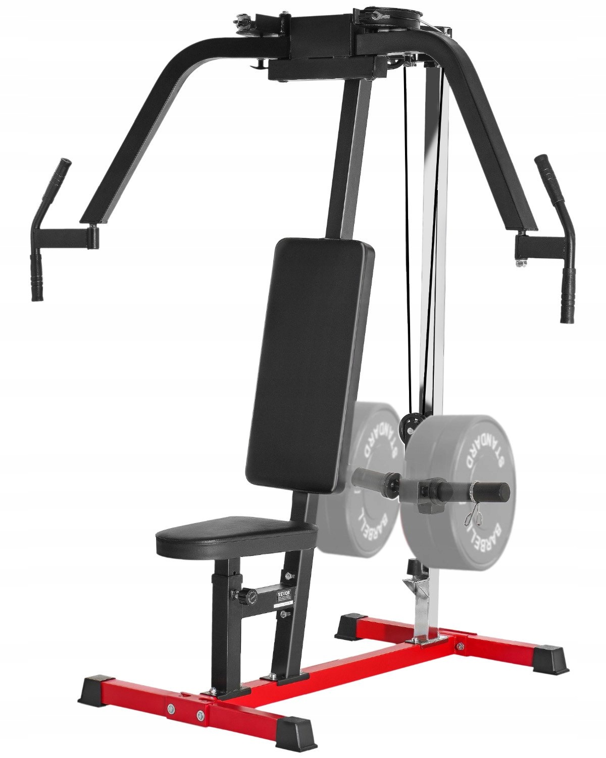 Stabilní stroj butterfly rozpínací zadní klec 204 kg posilovna silná
