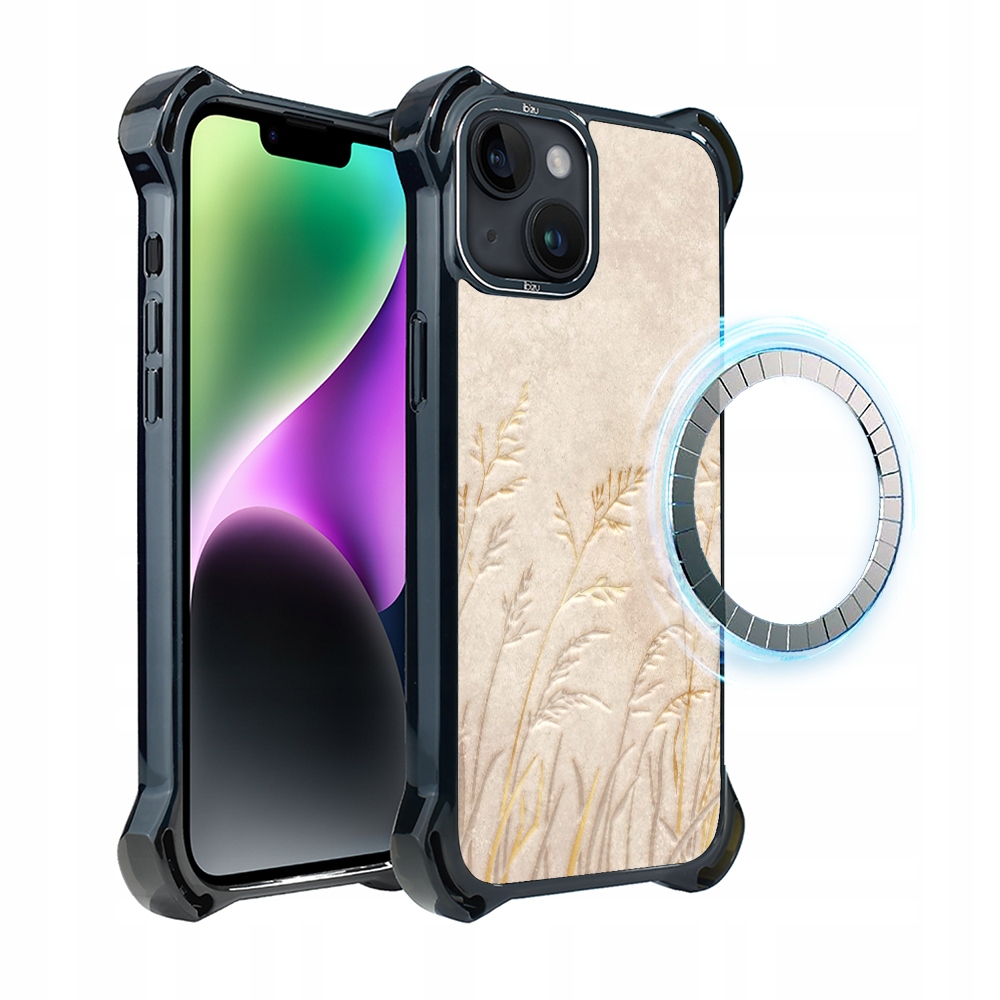Pouzdro pro iPhone 14 Plus Ibizu DropGuard Ultra s MagSafe, Klasy z pískovce